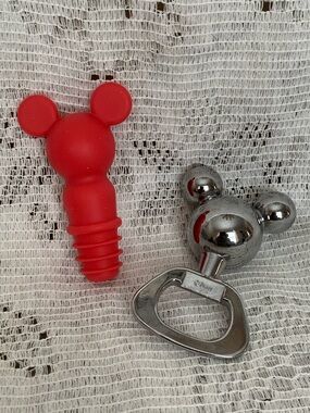 Disney Mickey Mouse Bottle Opener And Stoppers